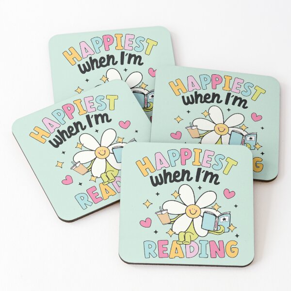 Item preview, Happiest when I'm reading designed and sold by BrownHorse90s.