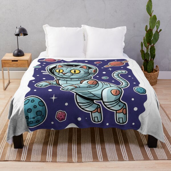 Item preview, Retro Sci-Fi Robot Cat Space Explorer designed and sold by StickyGuys.