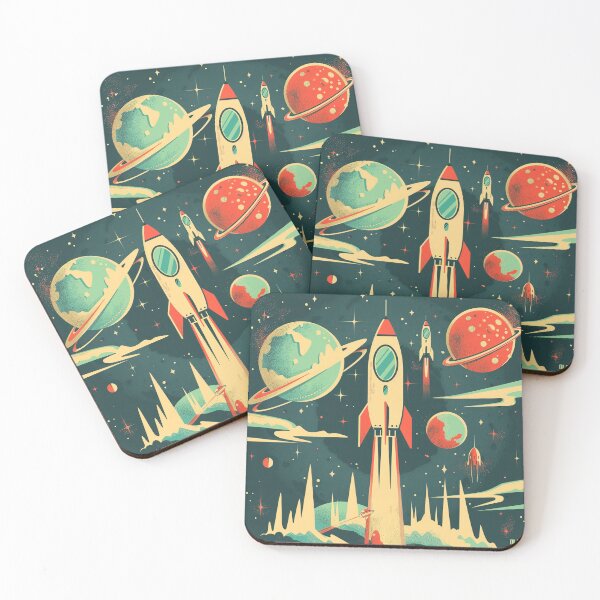 Item preview, 1950 | Space | Rocket | Retro | Vintage designed and sold by Jcat7.