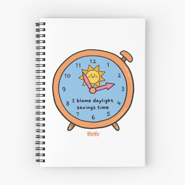 Item preview, I Blame Daylight Savings Time - WhimWiz Funny Quote & Quirky Gift Idea designed and sold by WhimWiz.