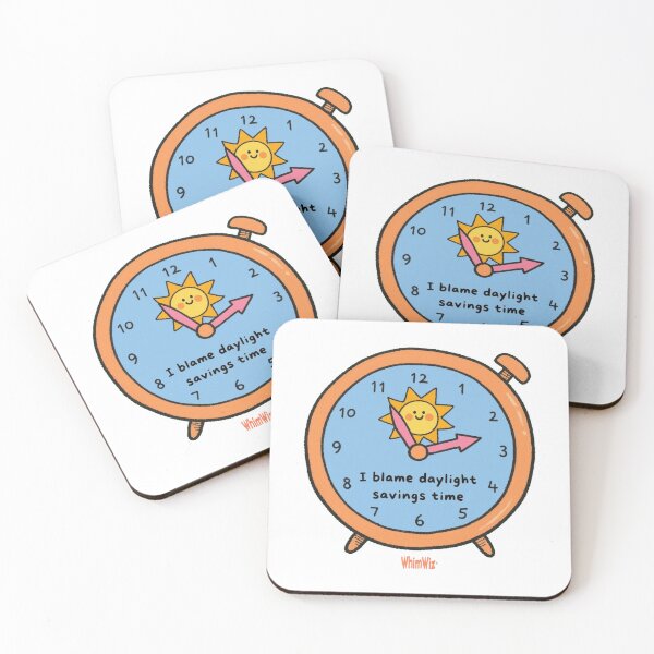 Item preview, I Blame Daylight Savings Time - WhimWiz Funny Quote & Quirky Gift Idea designed and sold by WhimWiz.