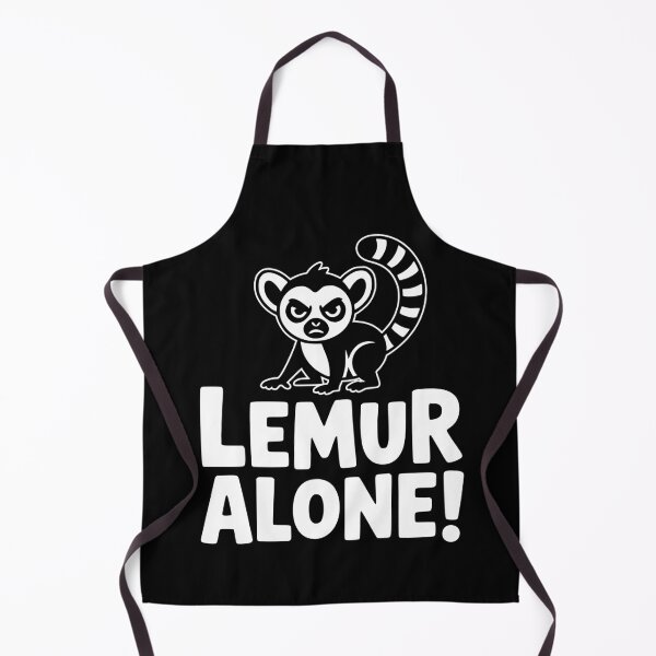 Item preview, Lemur Alone! Funny Lemur Pun designed and sold by PMCreative.