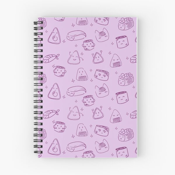 Item preview, Funny little kawaii Japanese sushi doodle designed and sold by kawaicherrypi.