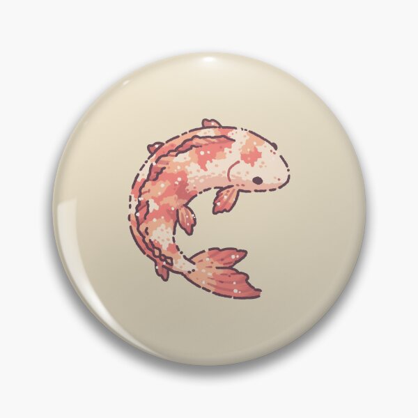 Artikelvorschau, Koi-Fisch, Illustration in Pastell-Aquarell entworfen und verkauft von Magnificent Lizard.
