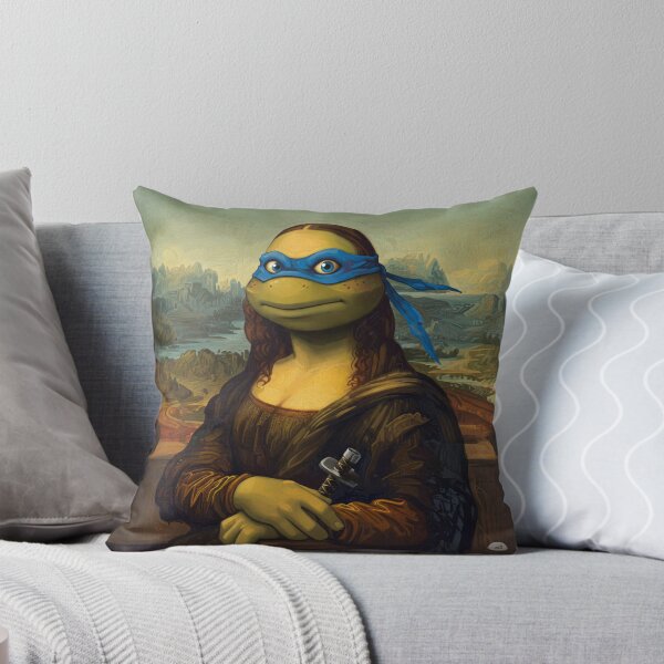 Item preview, LEONARDO da Vinci's MONA LISA as TMNT Leonardo designed and sold by Tamara Obscura.