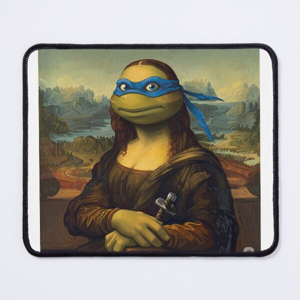 Item preview, LEONARDO da Vinci's MONA LISA as TMNT Leonardo designed and sold by Tamara Obscura.