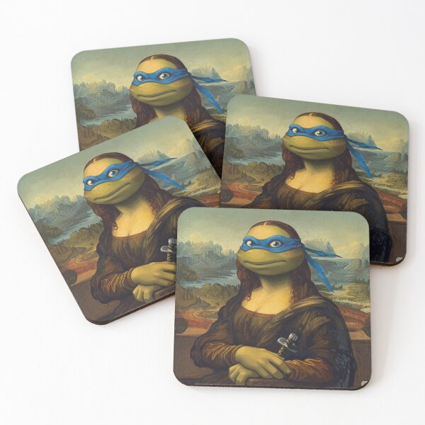 Item preview, LEONARDO da Vinci's MONA LISA as TMNT Leonardo designed and sold by Tamara Obscura.
