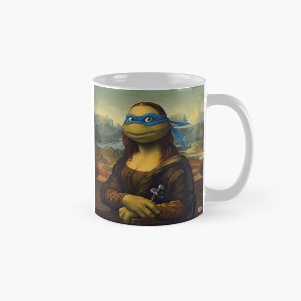 Item preview, LEONARDO da Vinci's MONA LISA as TMNT Leonardo designed and sold by Tamara Obscura.