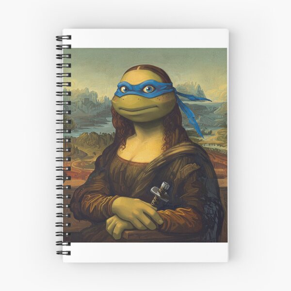 Item preview, LEONARDO da Vinci's MONA LISA as TMNT Leonardo designed and sold by Tamara Obscura.