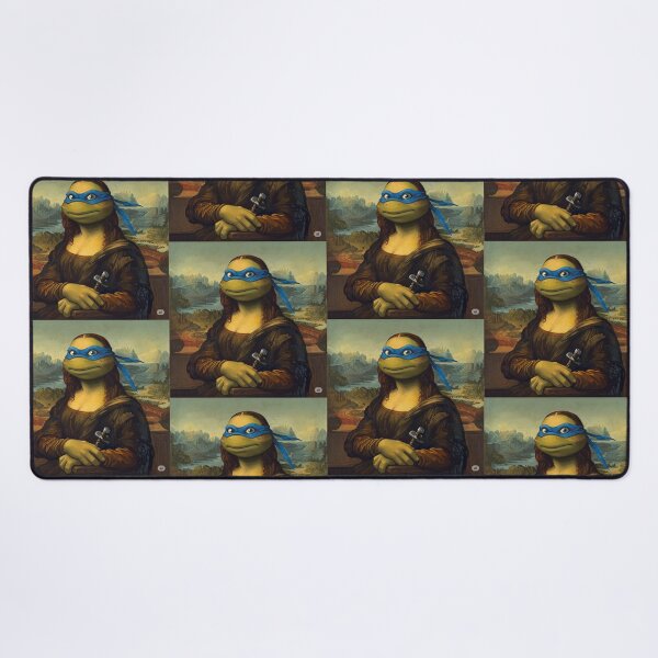 Item preview, LEONARDO da Vinci's MONA LISA as TMNT Leonardo designed and sold by Tamara Obscura.