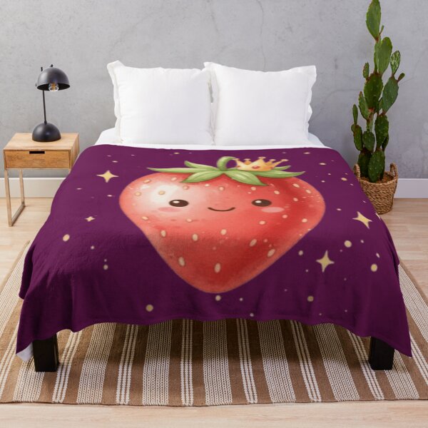 Item preview, Strawberry Queen - Cute Royal Fruit with Crown designed and sold by Syrupulse.