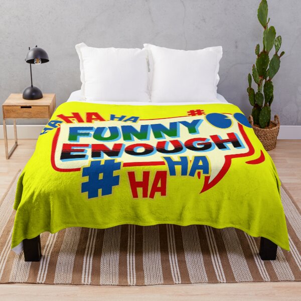Item preview, Funny Enough Slogan - Hilarious Retro Speech Bubble Humor Design designed and sold by SaadArtCo.