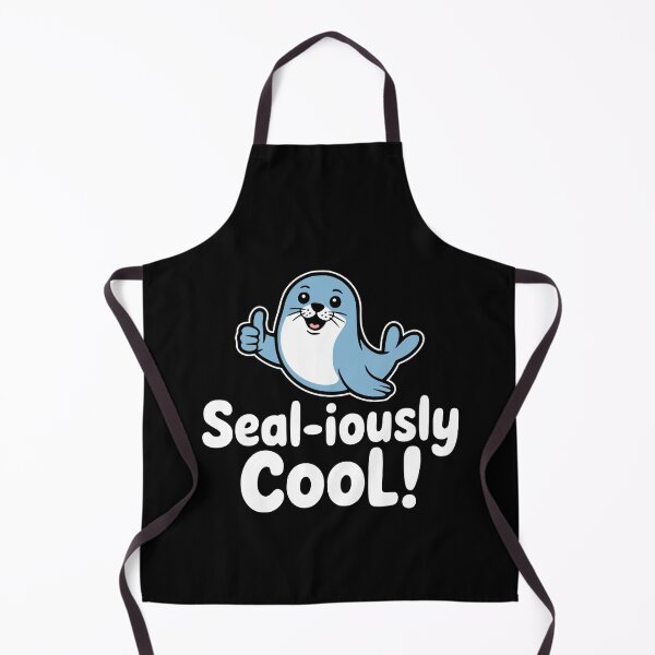 Item preview, Sealiously Cute! Funny Seal Pun designed and sold by PMCreative.