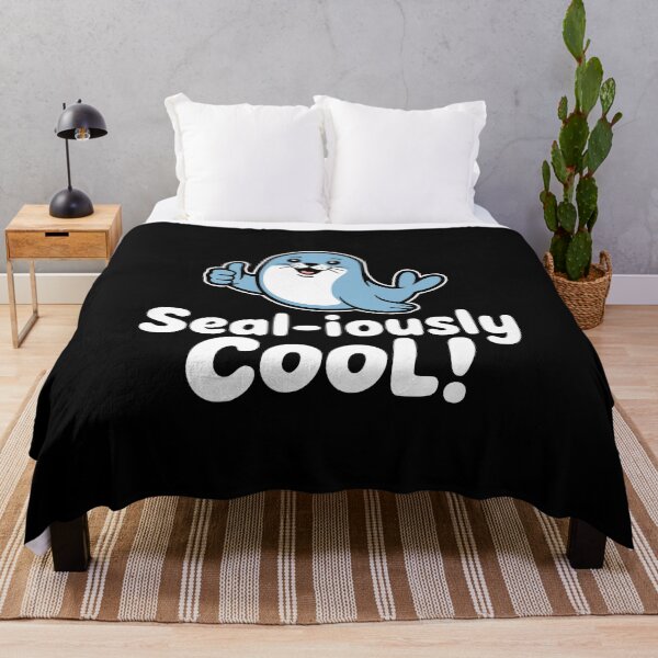Item preview, Sealiously Cute! Funny Seal Pun designed and sold by PMCreative.