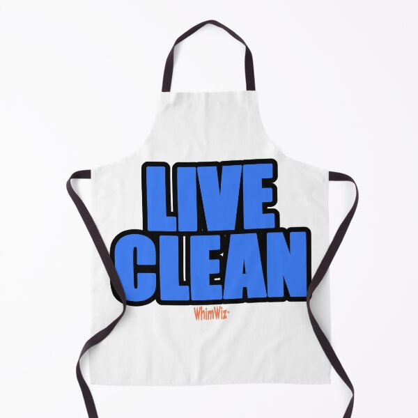 Item preview, Live Clean - WhimWiz Funny Quote & Quirky Gift Idea designed and sold by WhimWiz.