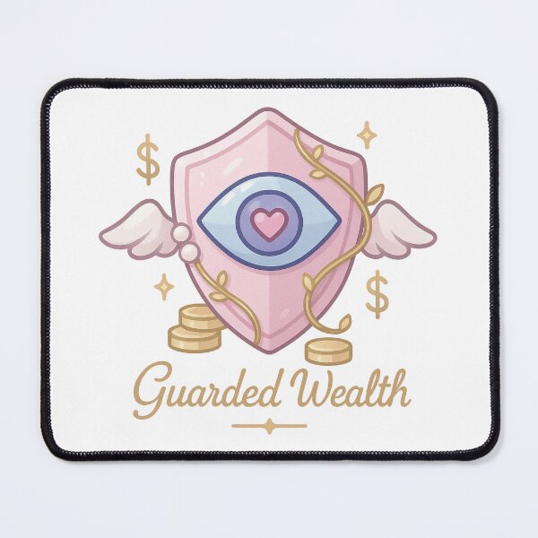 Item preview, Guarded Wealth Sticker | Crystal Shield Evil Eye | Money Protection Charm | Feminine Abundance Aesthetic | Lucky Girl Sticker designed and sold by HerDreamCodes.