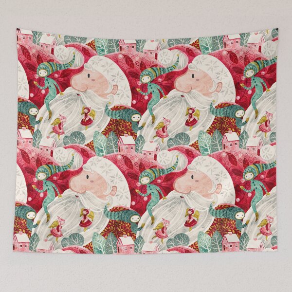 Item preview, Whimsical Santa Claus designed and sold by Gaia Marfurt.