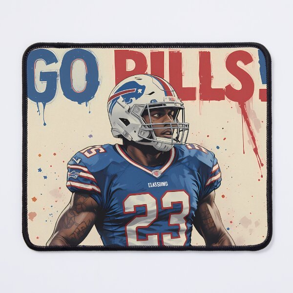 Item preview, Buffalo Bills Displaying Pride Athleticism Art Field designed and sold by ART ATTACK ZONE.
