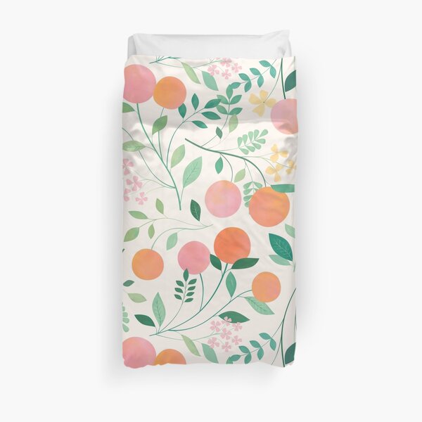 Vanilla Peaches Duvet Cover