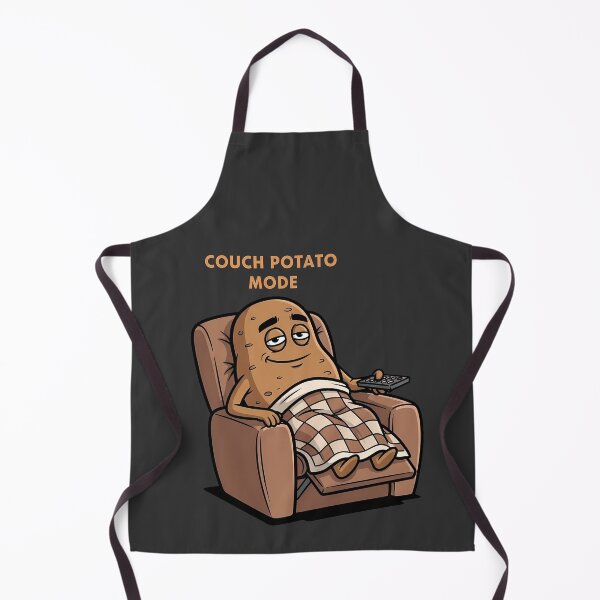 Item preview, Couch Potato Mode – Funny Lazy Cartoon Potato Watching TV Design designed and sold by hn79.