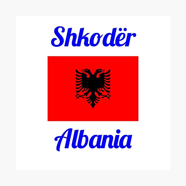 Item preview, Shkodër Albania - Stylish Prints, designed and sold by Fleetwood1994.