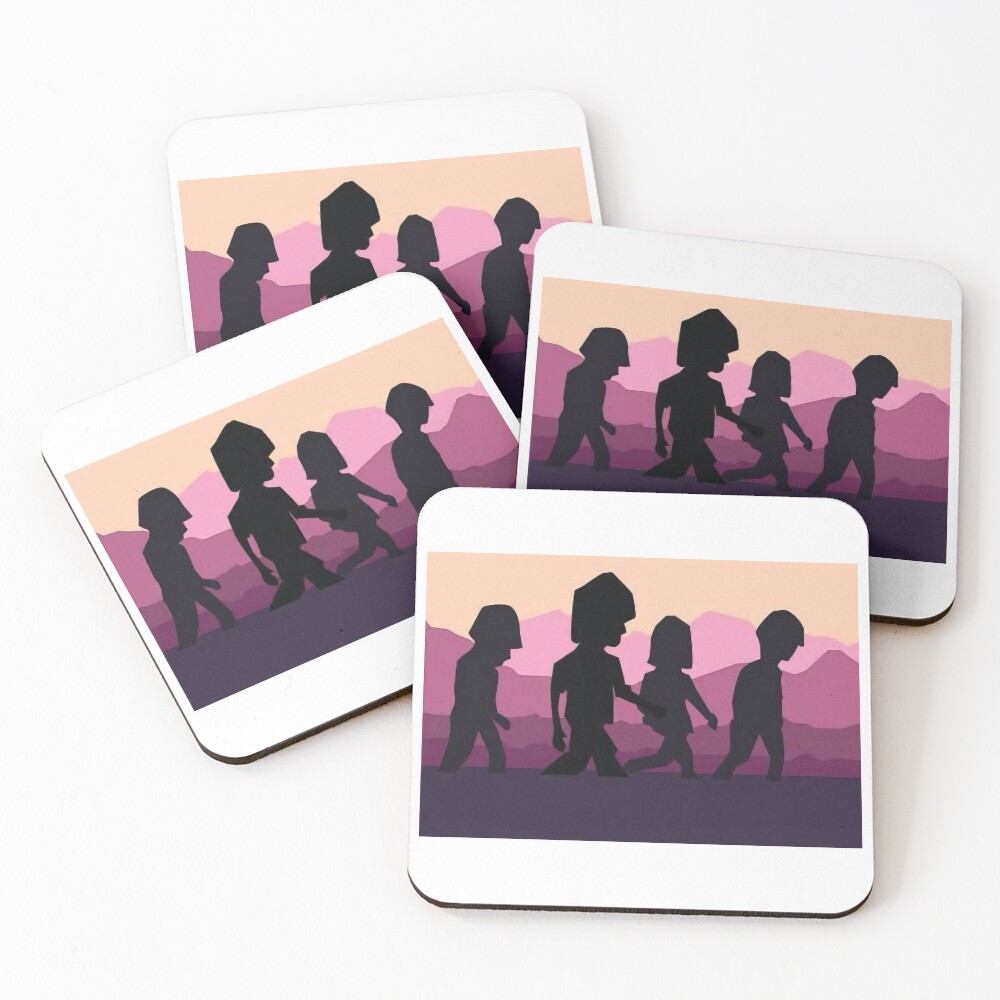 Item preview, Coasters (Set of 4) designed and sold by Funkiko.