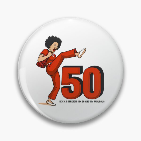 Item preview, I LIKE TO KICK, STRETCH, AND KICK! - im 50 sally omalley designed and sold by badreeder.