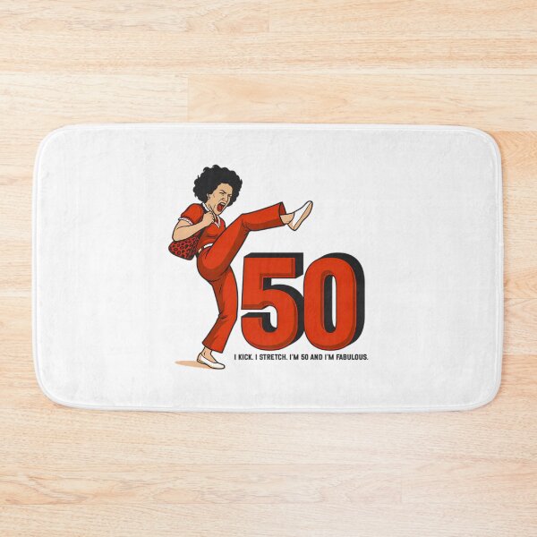 Item preview, I LIKE TO KICK, STRETCH, AND KICK! - im 50 sally omalley designed and sold by badreeder.