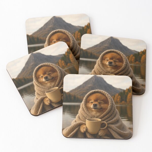 Item preview, Bafik by the Lake – Autumn Bliss (AI Art) designed and sold by TsvietkovaArt.