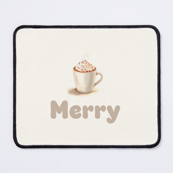 Item preview, Minimalist Merry Hot Chocolate | Cozy Aesthetic designed and sold by ElizabethCoelho.