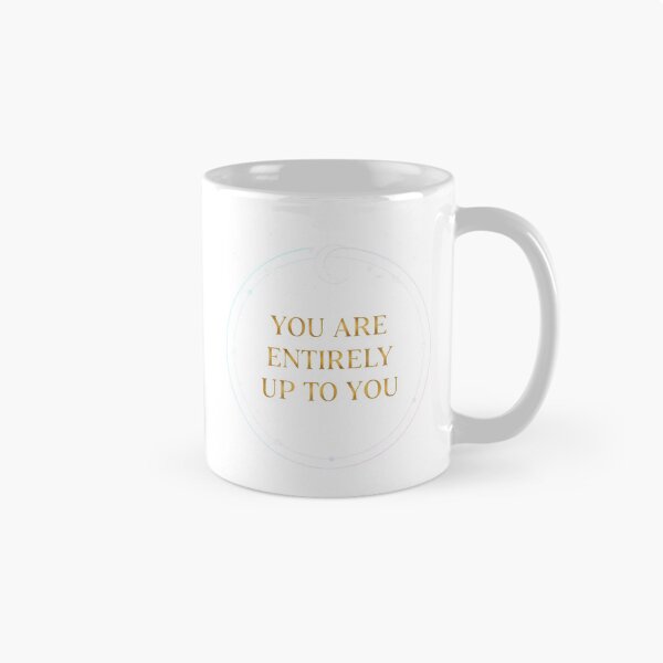 Item preview, Cosmic Empowerment Circle" - "YOU ARE ENTIRELY UP TO YOU" - Spiritual Self-Mastery Quote  designed and sold by MonaRose_Art.
