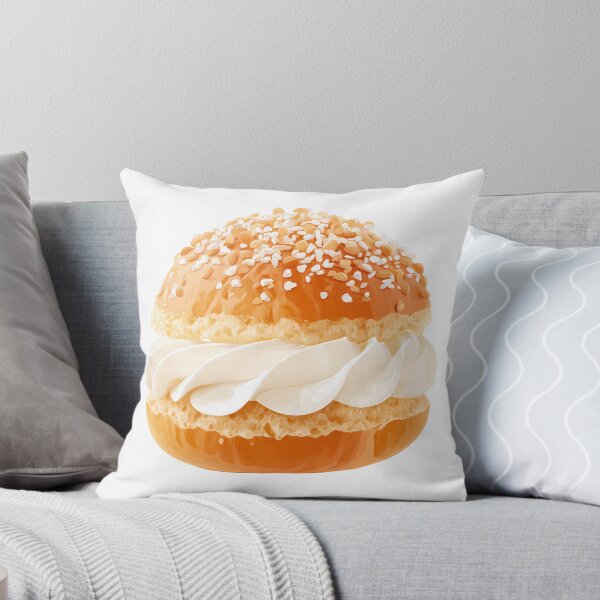 Item preview, Semla – Swedish Cream Bun Design designed and sold by BobaBunny76.
