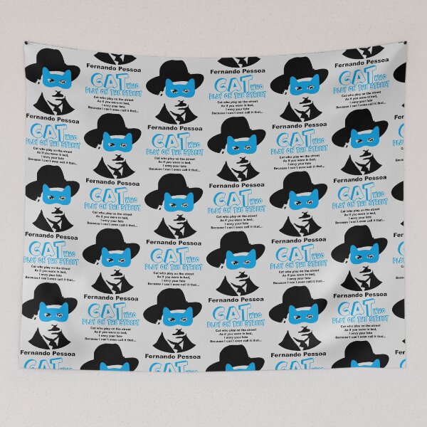 Item preview, Fernando Pessoa - CAT who play on the street designed and sold by A-mici-marina.