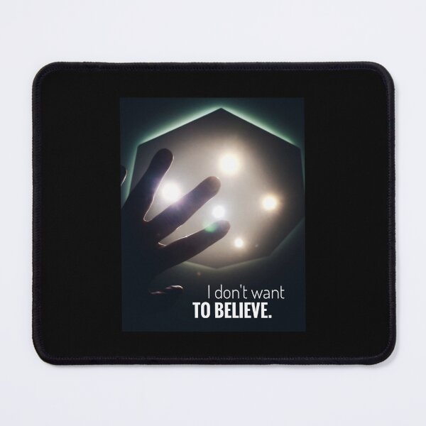 Item preview, I Don't Want To Believe - Sci-Fi UFO Encounter Art  designed and sold by SergioMiklos.