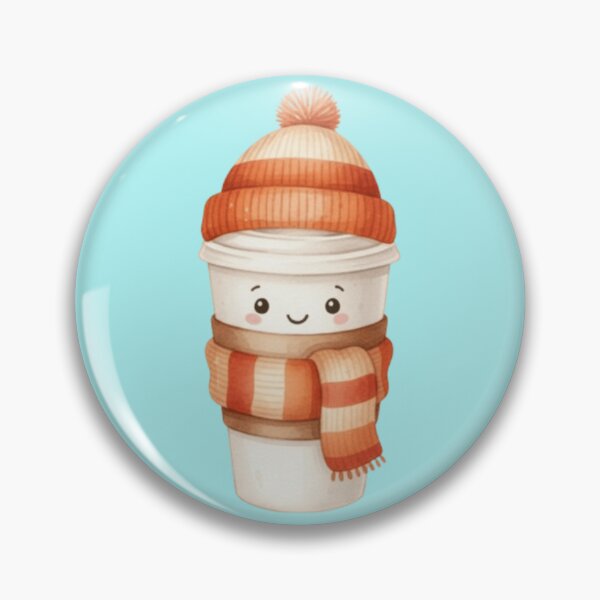 Item preview, Cozy Coffee Cup - Autumn Winter Beanie Scarf designed and sold by Syrupulse.