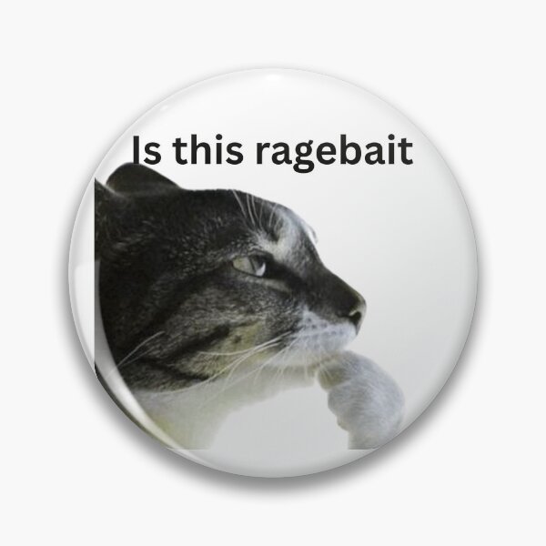 Item preview, is this ragebait funny meme cat designed and sold by cloudzer0000.
