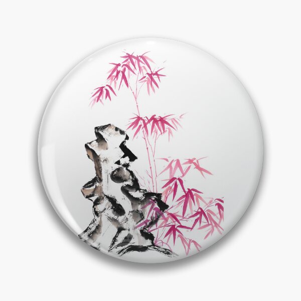 Item preview, Bamboo - red - no Cally designed and sold by Birgit Moldenhauer.