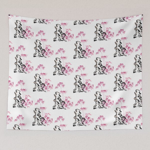 Item preview, Bamboo - red - no Cally designed and sold by Birgit Moldenhauer.