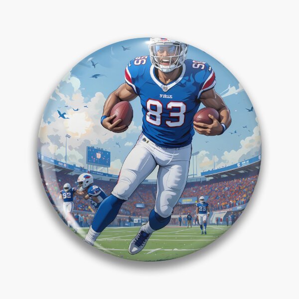 Item preview, Player Buffalo Bills Displaying Pride Athleticism Art Field designed and sold by ART ATTACK ZONE.