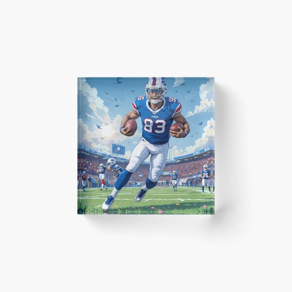 Item preview, Player Buffalo Bills Displaying Pride Athleticism Art Field designed and sold by ART ATTACK ZONE.