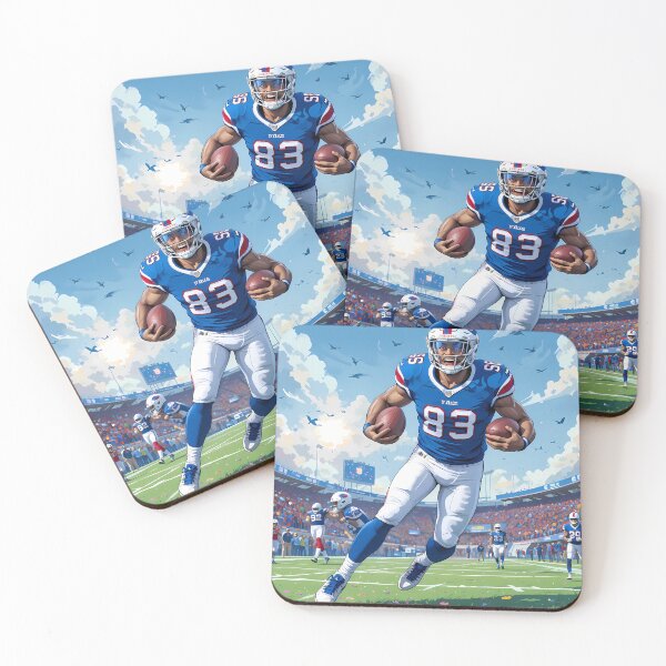 Item preview, Player Buffalo Bills Displaying Pride Athleticism Art Field designed and sold by ART ATTACK ZONE.