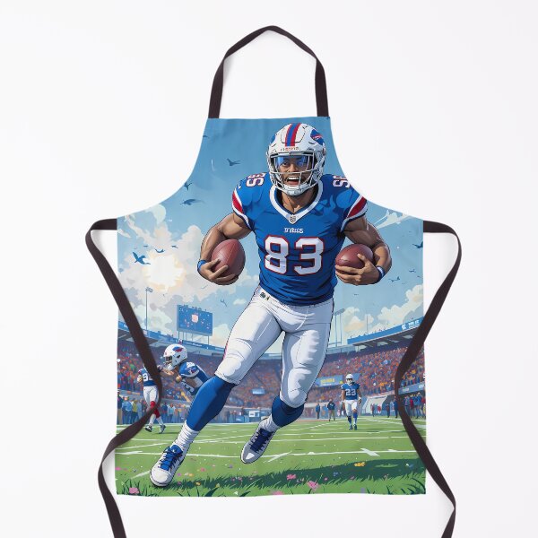 Item preview, Player Buffalo Bills Displaying Pride Athleticism Art Field designed and sold by ART ATTACK ZONE.