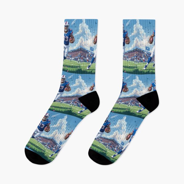 Item preview, Player Buffalo Bills Displaying Pride Athleticism Art Field designed and sold by ART ATTACK ZONE.