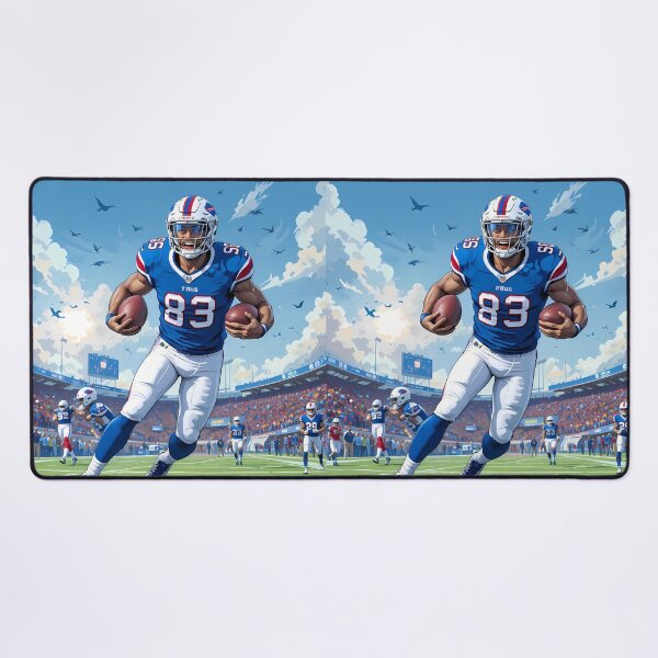 Item preview, Player Buffalo Bills Displaying Pride Athleticism Art Field designed and sold by ART ATTACK ZONE.