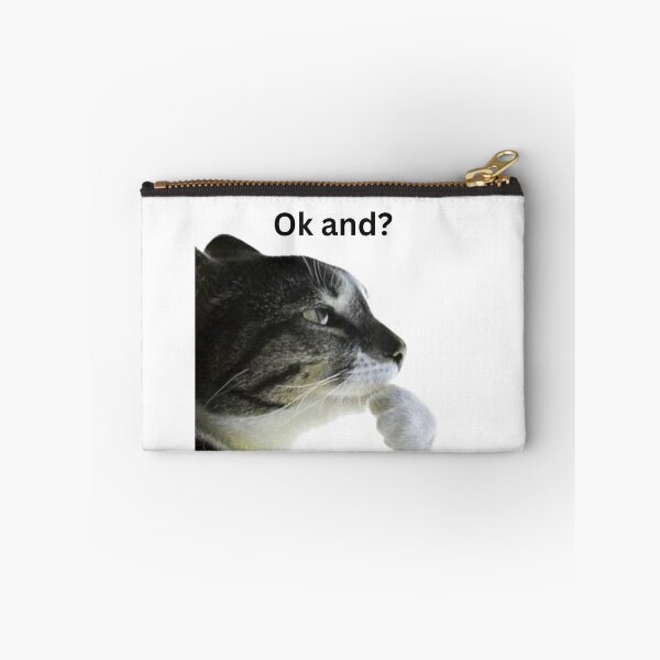 Item preview, ok and? funny meme cat designed and sold by cloudzer0000.