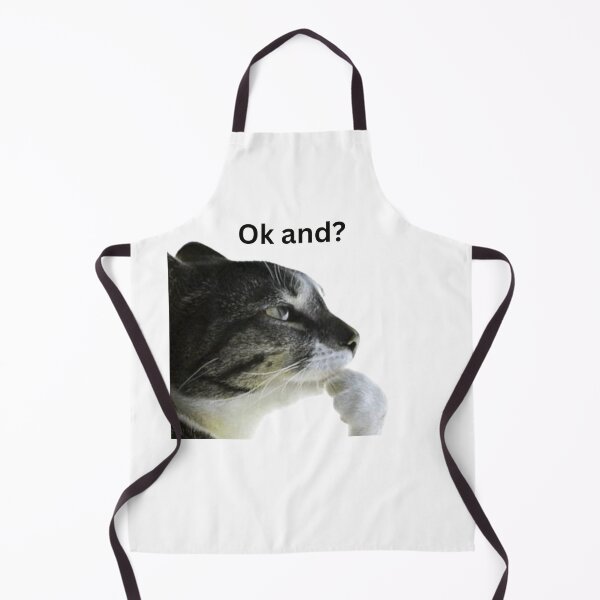 Item preview, ok and? funny meme cat designed and sold by cloudzer0000.