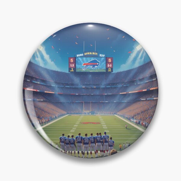 Item preview, Stadium Buffalo Bills Displaying Pride Athleticism Art Field designed and sold by ART ATTACK ZONE.