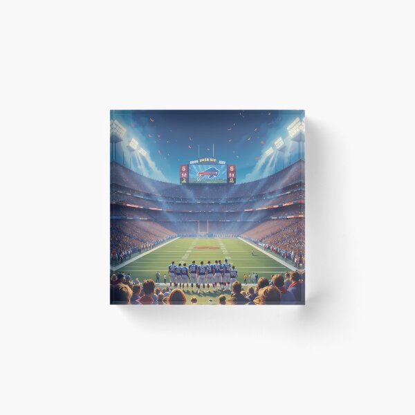 Item preview, Stadium Buffalo Bills Displaying Pride Athleticism Art Field designed and sold by ART ATTACK ZONE.