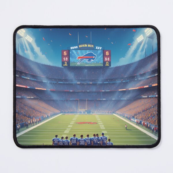 Item preview, Stadium Buffalo Bills Displaying Pride Athleticism Art Field designed and sold by ART ATTACK ZONE.