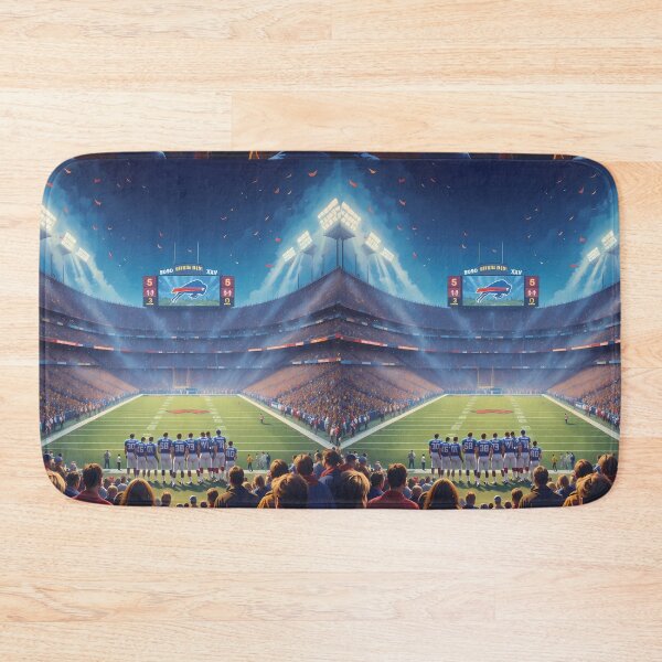 Item preview, Stadium Buffalo Bills Displaying Pride Athleticism Art Field designed and sold by ART ATTACK ZONE.